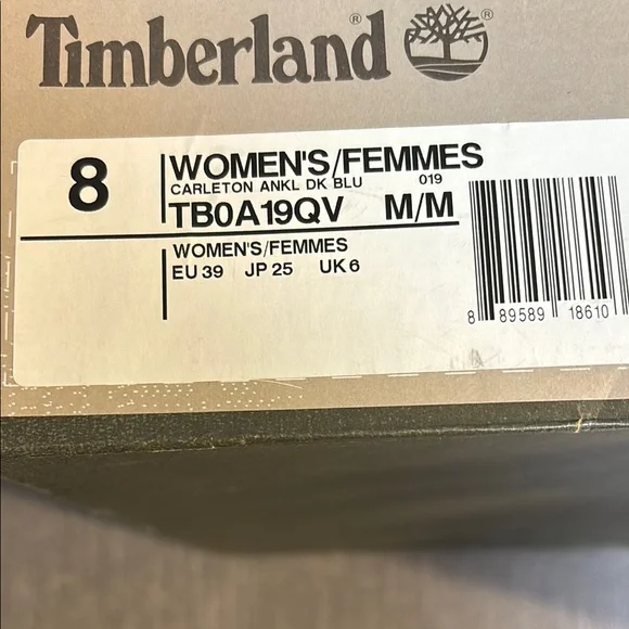 Timberland Stylish Navy Blue Suede Ankle Boots - Picture 5 of 5